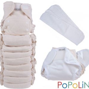 5 Popolini UltraFit Organic Set Ecru