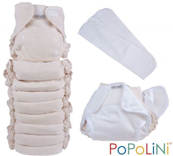 5 Popolini UltraFit Organic Set Ecru