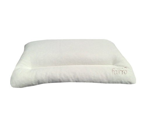 Cuscino per letto ergonomico in pula di farro 100% bio Camomilla -  Naturgenia